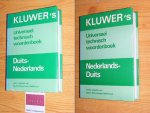 Schuurmans Stekhoven, G. - Kluwer's Universeel technisch woordenboek. Nederlands-Duits - Duits-Nederlands [set van2]