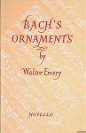 Emery, Walter - Bach's Ornaments Emery, Walter - Bach's Ornaments