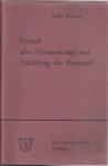 Weimar, Klaus - Versuch über Voraussetzung und Entstehung der Romantik