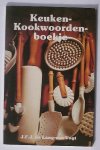 LANG-VAN VUGT, J.F.J. DE, - Keuken-Kookwoorden-boekje.