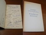 Garmt Stuiveling - Wordend Kristal, Kwatrijnen [Gesigneerd door 27 auteurs]