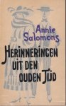 Salomons, Annie - Herinneringen uit den ouden tijd. Over schrijvers die ik persoonlijk heb gekend