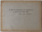 Mak A - 12 Planches appartenant au catalogue de la vente du 27 Mars 1923 Mak A - 12 Planches appartenant au catalogue de la vente du 27 Mars 1923