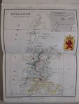 Kraijenhoff, Lorrain Ainé, Reding.. - Carte de la Hollande par provinces. Dressée d'après la carte de Mr. le Lieut. Gal. Bon. Kraijenhoff par Lorrain Ainé. Revue corrigée et augmentée par H. Reding. Bound with: Petit Atlas de la  Belgique and:  Atlas universel de géographie anci...