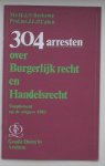BOSKAMP, H. & CAHEN, J., - Supplement op de uitgave 1983. 304 arresten over burgerlijk recht en handelsrecht.