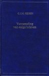 Sieben, C.J.M. - Verzameling van enige brieven