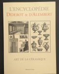 Diderot et d'Alembert - L`Encyclopédie: Art de la Céramique - Facsimile van het gedeelte over keramiek fabricage, afkomstig uit de beroemde encyclopedie van Diderot et d`Alembert (1751-1772)-