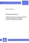 Oberheim, Rainer - Gefängnisüberfüllung: Ursachen, Folgen und Lösungsmöglichkeiten in der Bundesrepublik Deutschland mit einem internationalen Vergleich (European university studies. Series II, Law) (German Edition).