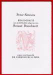 Peter Simoens - Bibliografie van de bibliofiele uitgaven van Renaat Bosschaert