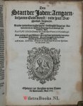 Crespin, Jean - Den Staet der Kercken, mitsgaders de regieringe ende menschelicke insettingen der Pausen. En oock de bysonderste geschiedenissen dewelcke onder alle Keyseren, Coningen, Vorsten en Regienten over den geheelen Aertbodem, gebeurt zijn. Alles begi...