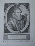 Jacob Matham (1571-1631) - [Antique print, engraving] PAVLLVS G.F.P.N. MERVLA BATAVVS DORDRACENVS (historian Paulus Merula), published 1602, 1 p.