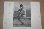  - Antieke gravure - Boer van Walcheren  (Zeeland) - 1875