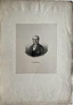 Levy, Gustave naar Winterhalter. - Original print, lithography 19th century I Portret van Johannes Lambertus Antonius Luyben (Luijben) (1786-1859) Nederlands jurist en politicus, door Spanier, published 19th century, 1 p.