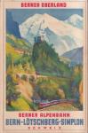 Berner Alpenbahn-Gesellschaft - Illustrierter Führer durch das Berner Oberland und über die Lötschbergbahn