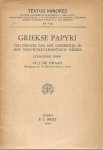 J de Zwaan - Griekse Papyrin- Textus Minores