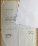 Gangadin, Rabin - getypte brief aan 'Geachte heer Jansma' over retourneren dichtbundel  'Desaveu'