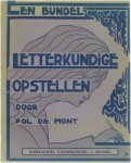 Pol De Mont - Een bundel Letterkundige Opstellen