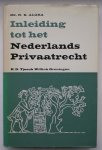 ALGRA, N.E., - Inleiding tot het Nederlands Privaatrecht.