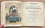 Lingen, W., van - Schoolbook, 1829, Children's Education | Magazijn van belangrijke en leerzame kunststukjes, voor jonge lieden. Gouda, G. B. van Goor, ca. 1840, 300 pp. Illustrated with explanatory figures for the games, riddles and tricks.