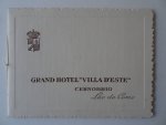 N.n.. - Grand Hotel "Villa d'Este" Cernobbio, Lac de Como.