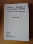 Osiek, Carolyn - Rich and Poor in the Shepherd of Hermas. An Exegetical-Social Investigation (The Catholic Biblical Quarterly Monograph Series 15)