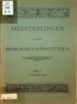 Diverse auteurs - Mededeelingen van het Rijskboschbouwproefstation (4 volumes)
