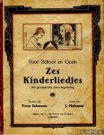 Salomons, Truus & Molenaar, J. - Voor school en gezin. Zes kinderliedjes met gemakkelijke piano-begeleiding