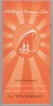 Holland Amerika Lijn. - Preliminary accommodation plan first and tourist class, S.S. Statendam, March, 1957.
