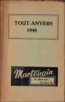 collectief - Tout-Anvers 1948  adresses mondaines /Anvers pratique.