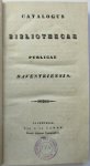Lange, J. de - Catalogus Bibliothecae publicae daventriensis