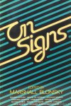 BLONSKY, M., (ED.) - On signs.