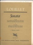 Loeillet J B - Sonata