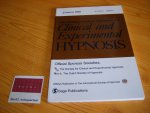 Nash, Michael R. (ed.) - The International Journal of Clinical and Experimental Hypnosis, January 2002, Volume 50, No. 1