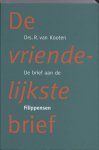R. Van Kooten - Vriendelijkste brief
