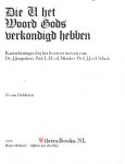 Dijke, Ds. A. van - Ter gedachtenis aan het leven en den arbeid van wijlen Ds.A. van Dijke  (1860 - 1936)