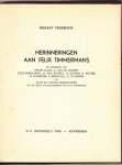 Veremans Renaat - Herinneringen aan Felix Timmermans