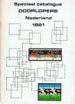 Sauerbier, A. - Speciale catalogus Doorlopers Nederland 1981