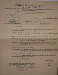 (genealogie, zaanstreek) - Brief aan J.G. Buhls, Zaandam, betreffende hypotheek pand Pieter Jelle Troelstralaan.