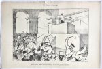 Braakensiek, Johan (1858-1940) - [Original lithograph/lithografie by Johan Braakensiek] De Doema-verkiezing, 25 November 1906, 1 pp.
