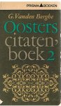Vanden Berghe, G. - Oosters citatenboek 2