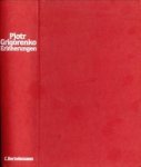 GRIGORENKO, PJOTR - Erinnerungen