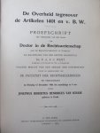 Schaik, Josephus Robertus Hendricus van - DE OVERHEID TEGENOVER DE ARTIKELEN 1401 EN v. B.W.