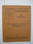 Confucius - From Shu Ch'ing.