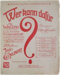 Jean Gibert - Wze kann dafür? Walzer mit überlegtem Text aus der Posse 'Polnische Wirtschaft'