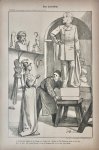 Braakensiek, Johan (1858-1940) - [Original lithograph/lithografie by Johan Braakensiek] Een Januskop, 15 October 1893, 1 pp.