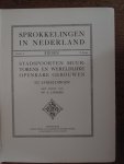Loosjes, Mr. A. - Sprokkelingen in Nederland; Reeks A, Steden, Serie 1 t/m 8; Stadspoorten, muurtorens en openbare gebouwen.