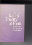 Pippin, Robert B. - Kant's Theory of Form, Essays on Critique of Pure Reason