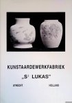 Herdruk van de catalogus uit 1909. - Kunstaardewerkfabriek St. Lukas, Utrecht, Holland