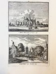 Spilman, Hendricus (1721-1784) after Beijer, Jan de (1703-1780)Spilman, Hendricus (1721-1784) after Beijer, Jan de (1703-1780) - [2 antique prints] ´t Huis Rolland bij Overveen. 1746. / Overveen. buiten Haarlem, 1746.