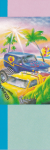 . - boekenlegger: auto's, strand en palmen